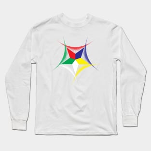 Star symbol inspired by Eastern Star logo Long Sleeve T-Shirt